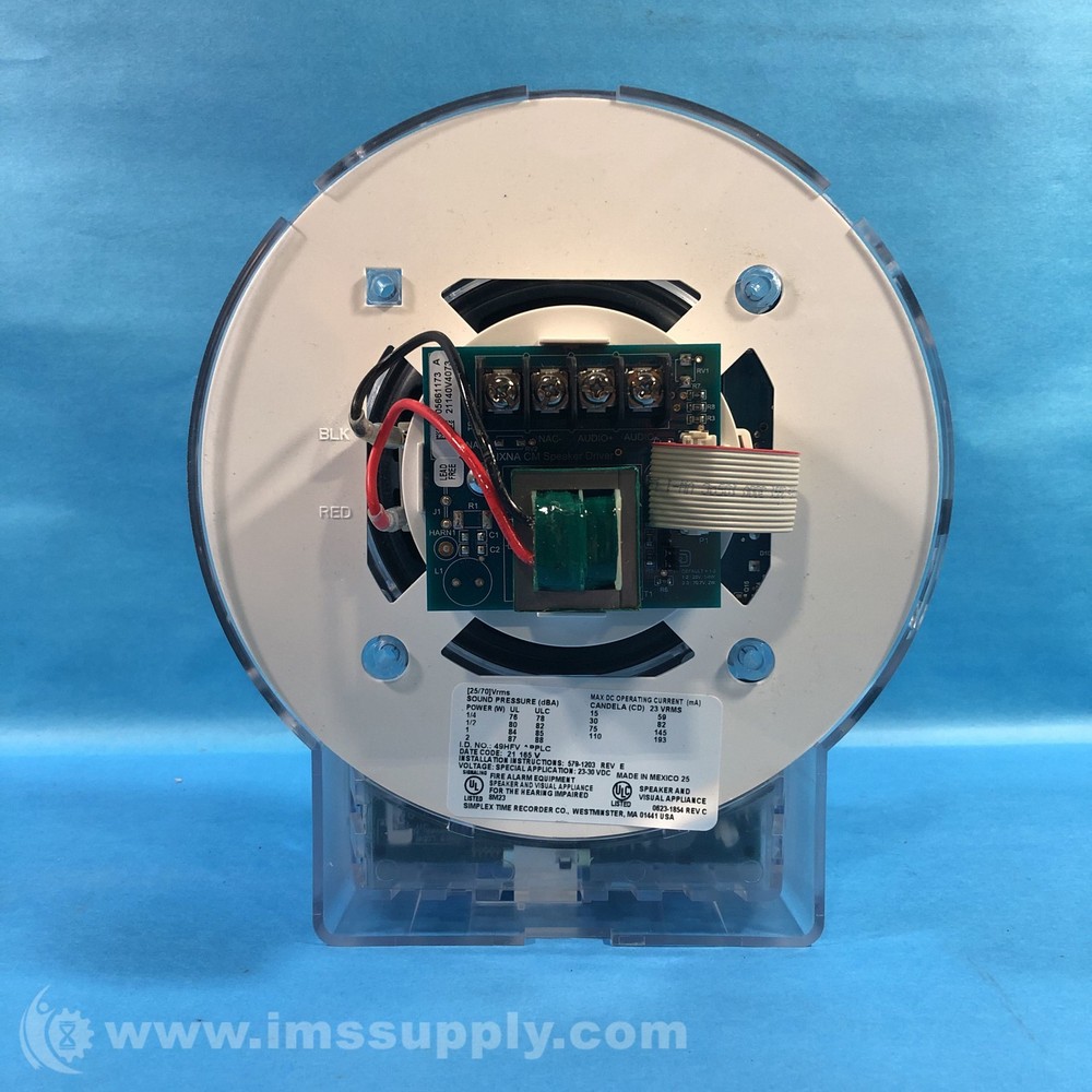 Simplex 07431751 Fire Alarm, Ceiling Only FNOB