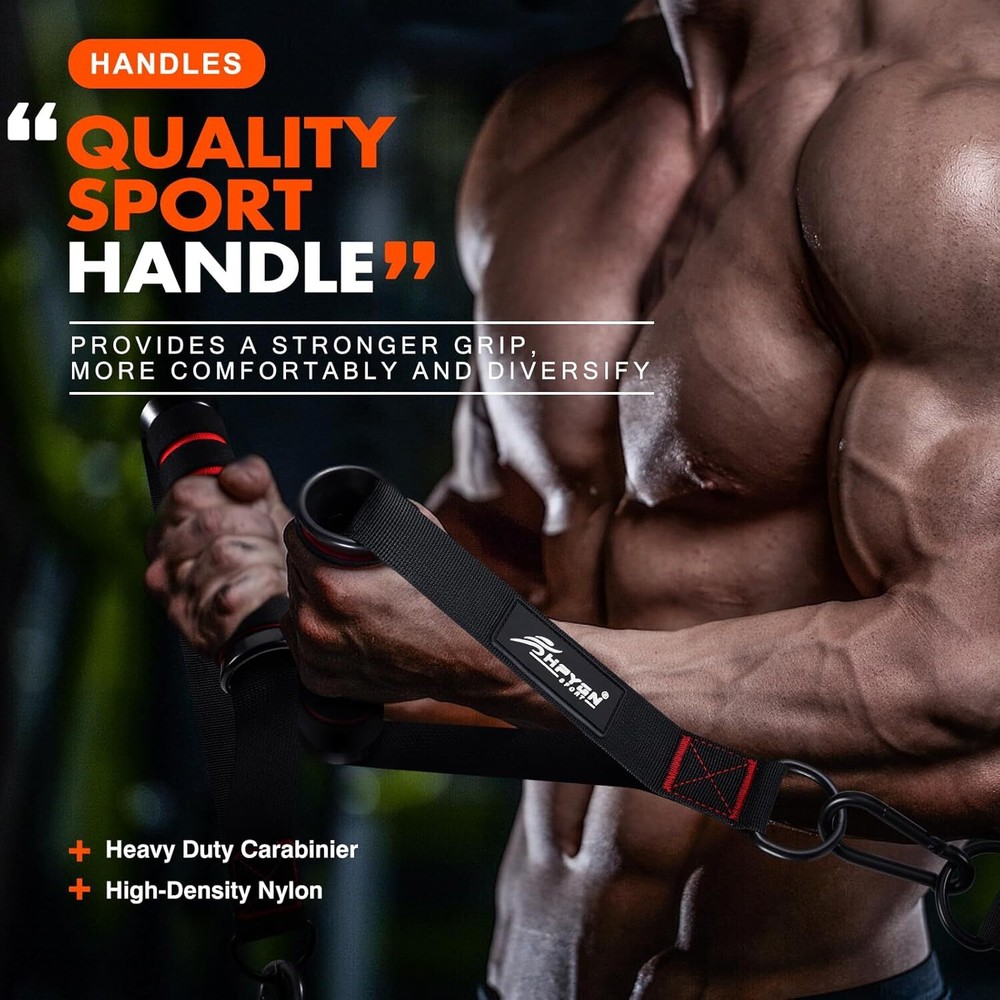 Pull Downs Exercise Handle for Home Gym, Pilates, Yoga, Strength Training,