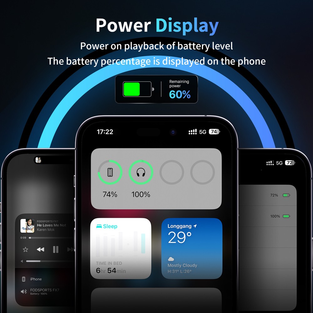 2x FX7 Motorcycle Intercom Headset Bluetooth Helmet 2km 10 Riders Communication