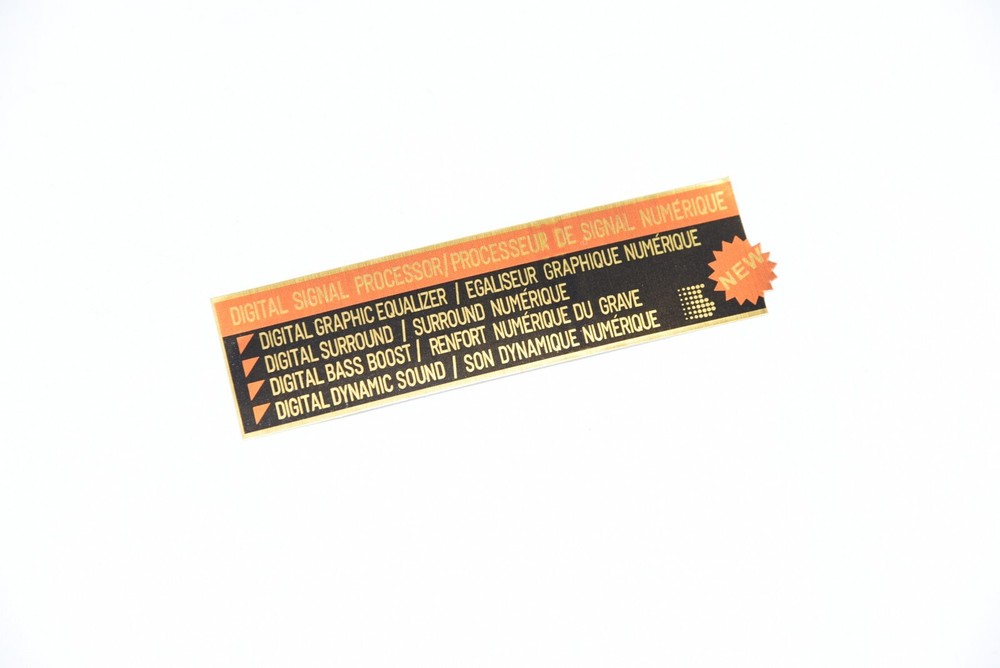 Replacement Sticker for Sony D-555 D-Z555 Discman CD Player