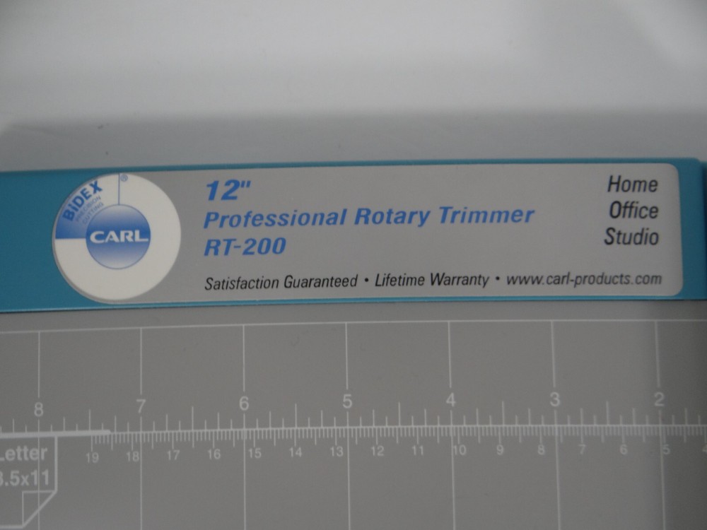 Carl 12" Professional Rotary Trimmer RT-200 Home Office Studio