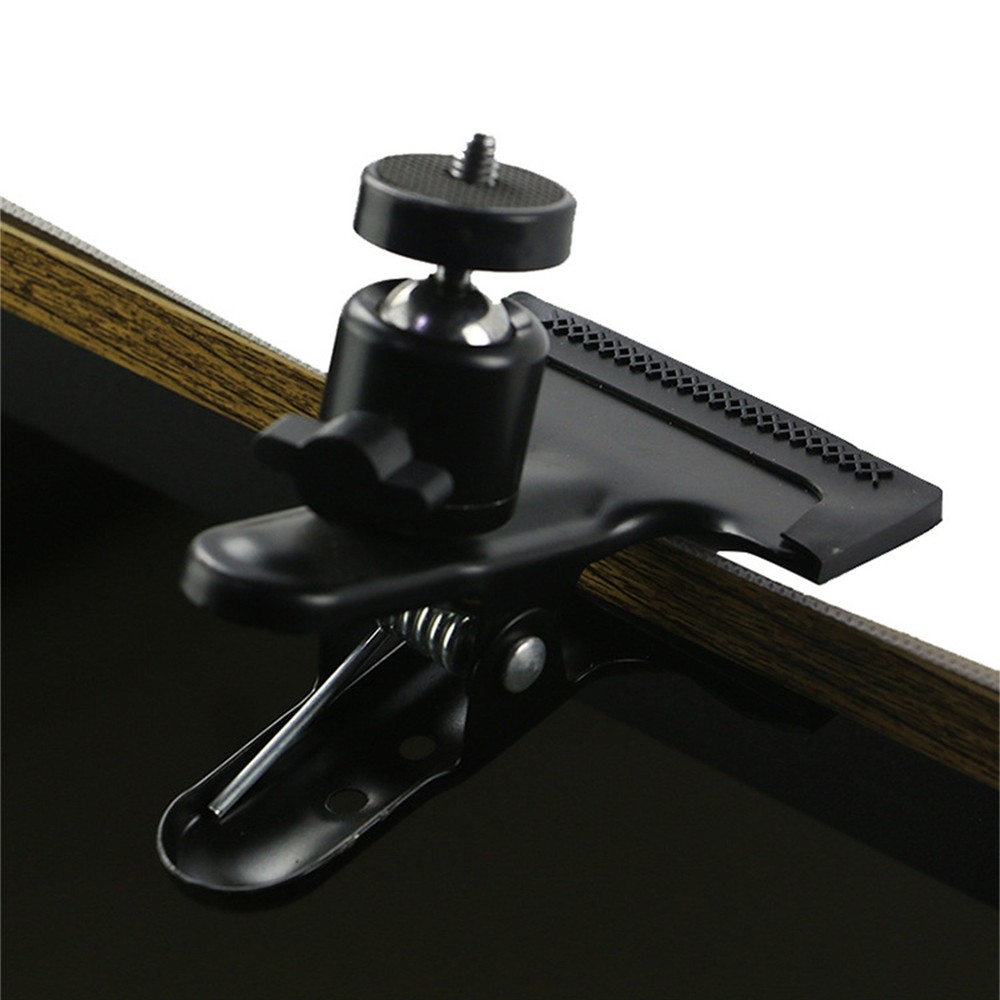 Multi-Function Tripod Camera Clip Clamp Flash Holder Mount with 360 Swivel head