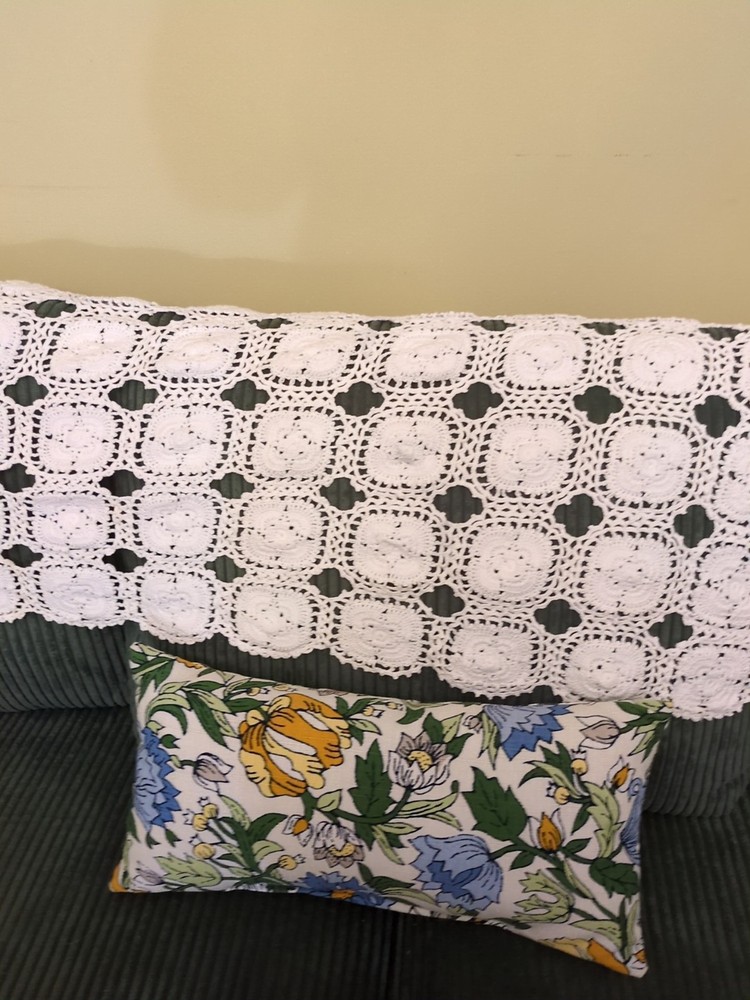 Hand Crocheted Couch Cover/Throw/Blanket 85*57