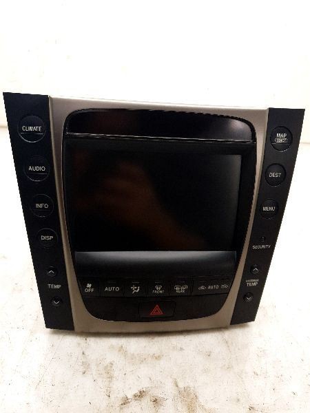 07 LEXUS GS450H INFO NAVIGATION DISPLAY SCREEN 2GRFSE 86111-30550