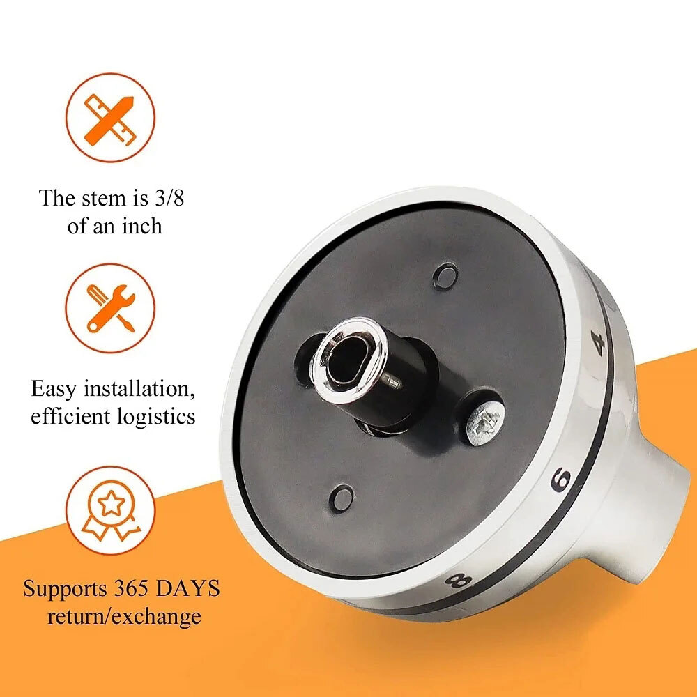 5 Pack LG & Kenmore Compatible Stove Knobs AEZ73453509 Burner Control Knobs