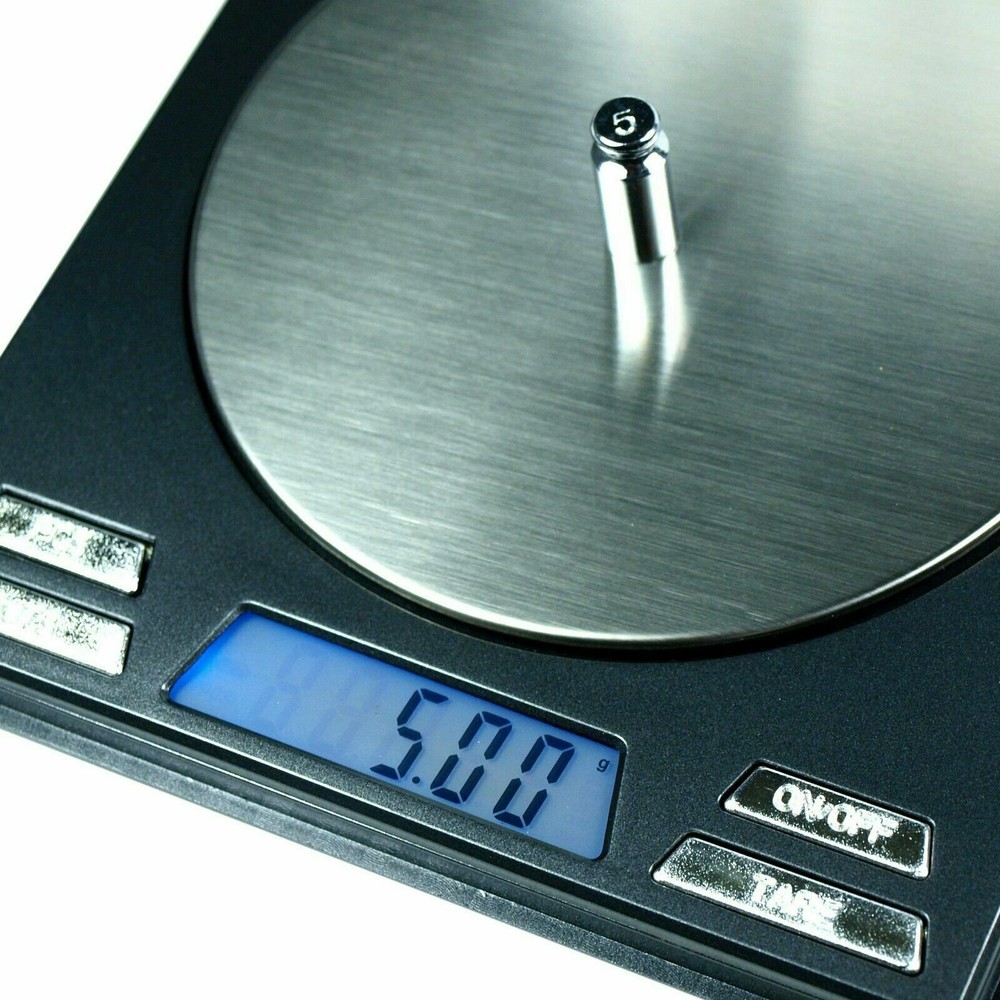 100g x 0.01g Digital Precision Scale CD Case Scale with Calibration Weights