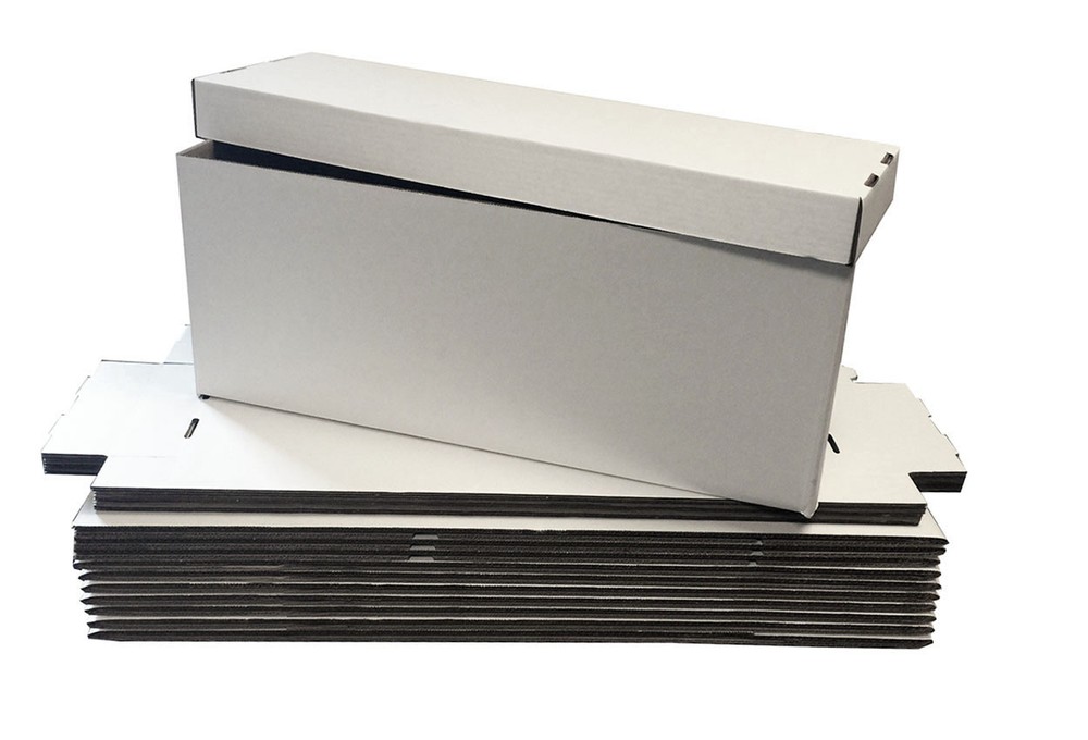 Bundle of 20 Max Protection Premium Long Comic Storage Boxes - White