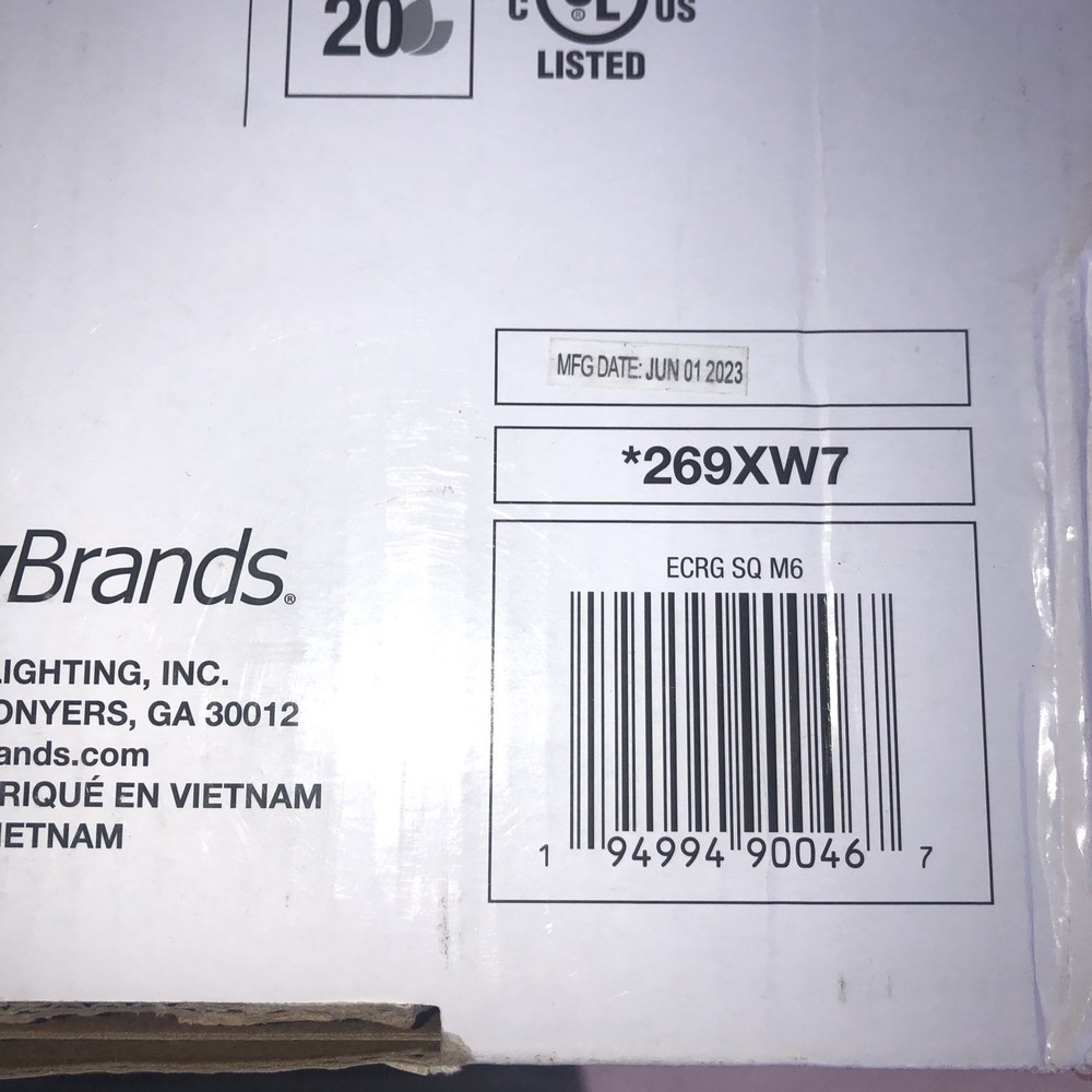LITHONIA LED EXIT & EMERGENCY LIGHT SIGN COMBO ADJUSTABLE OPTICS RED/GREEN NEW
