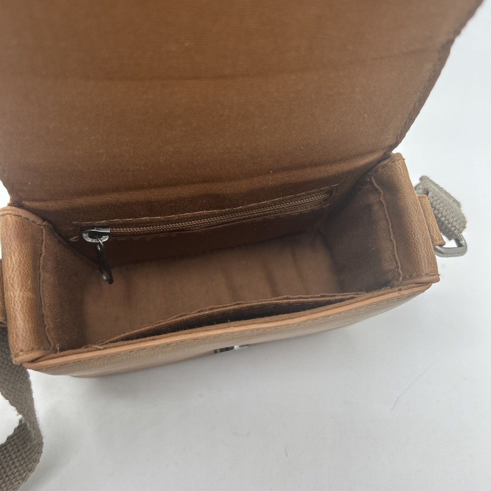 Ripcurl Leather Shoulder Bag Brown Tan Digital Camera Y2K