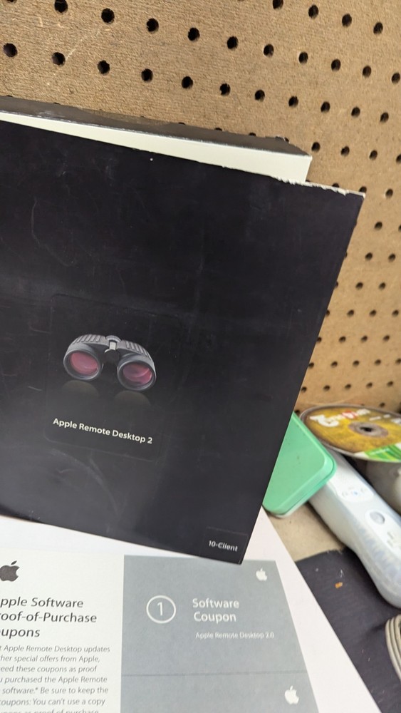 Apple Remote Desktop 2 & Desktop 3 10 Client Retail Box Software