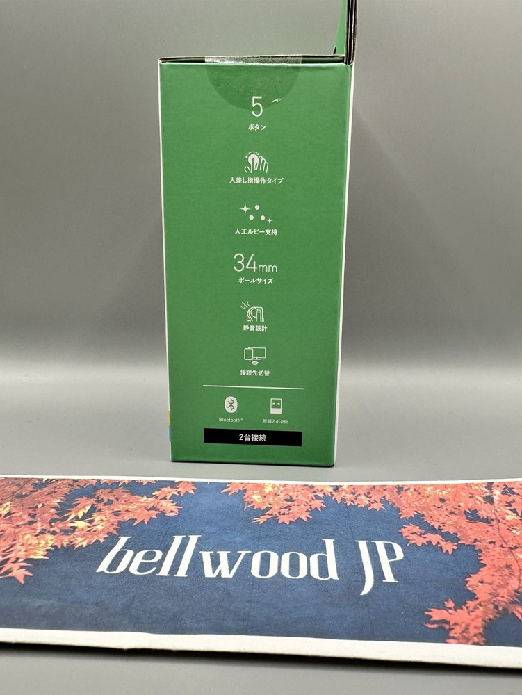 ELECOM bitra Trackball Mouse Quiet Index Finger Operation Bluetooth Wireless