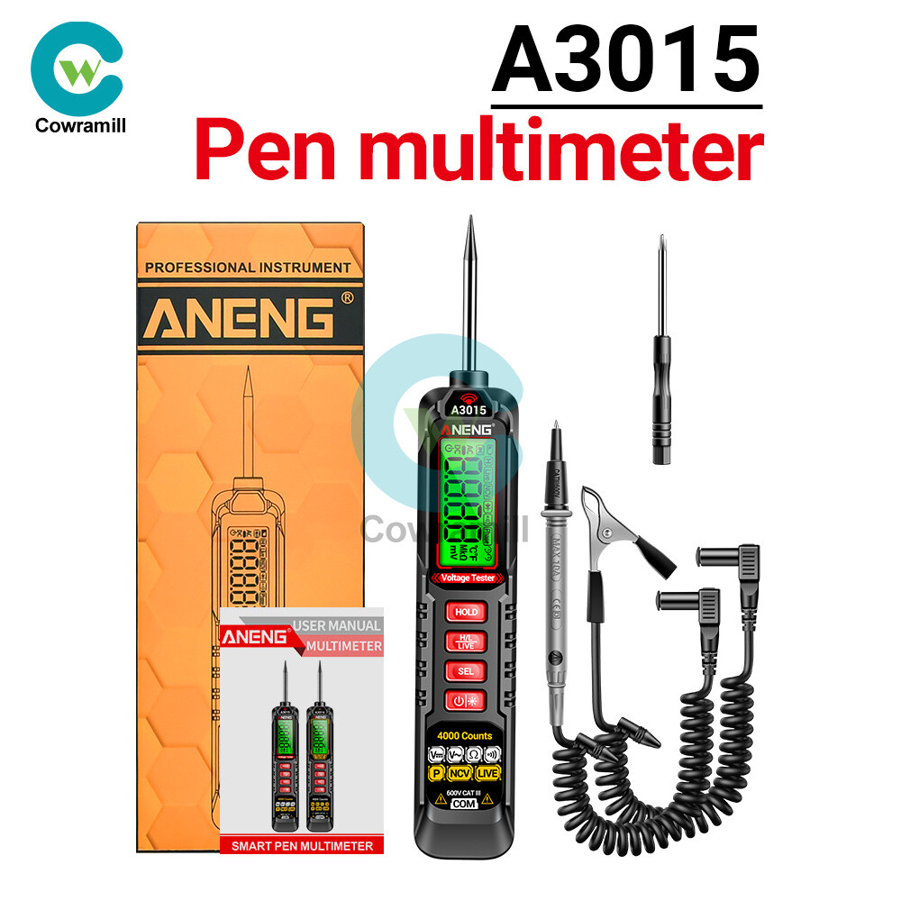 ANENG Digital Multimeter Tester Pen AC DC Ohmmeter Volt Meter NCV Sensing Probe