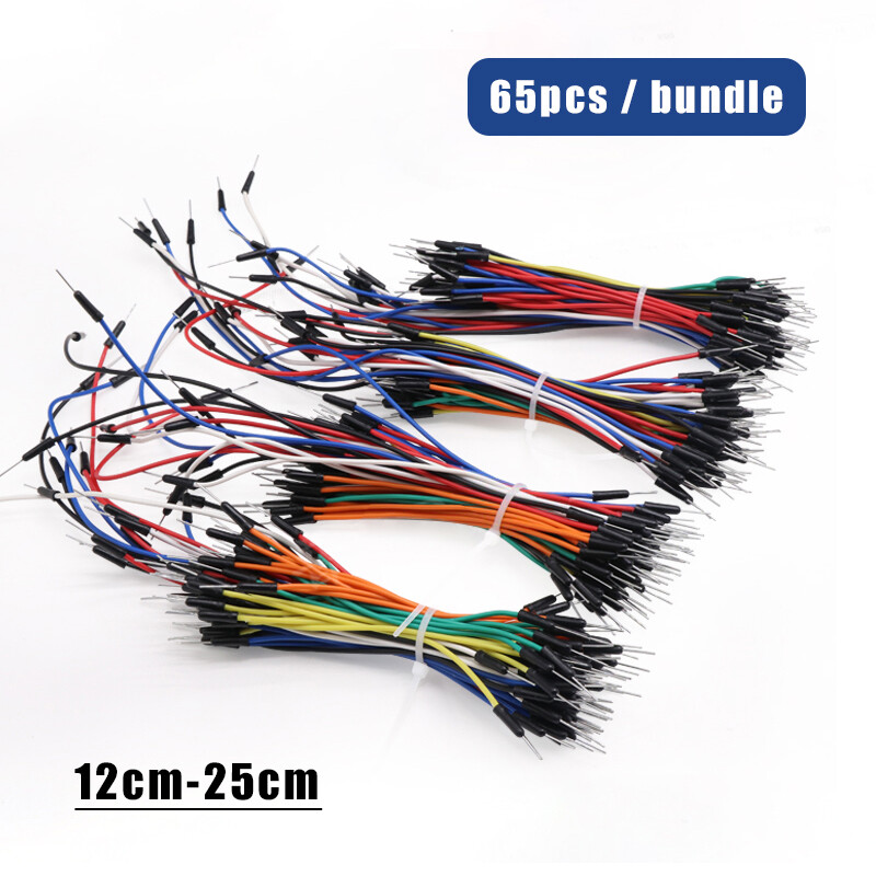Jumper Wire Breadboard Cable Connecting Wire Length 12cm-25cm 65pcs/bundle