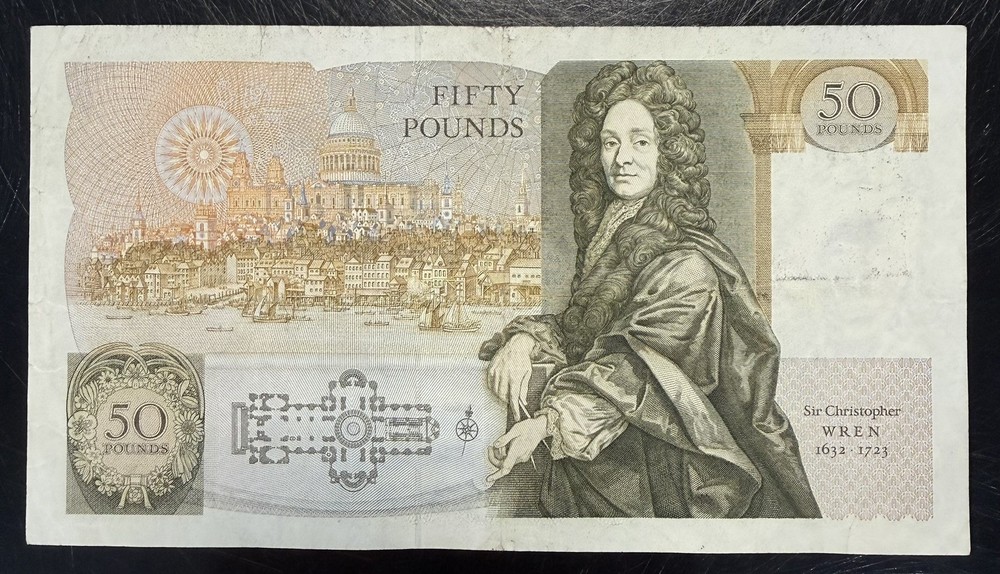 Old Fifty £50 Pound Note Excellent Condition