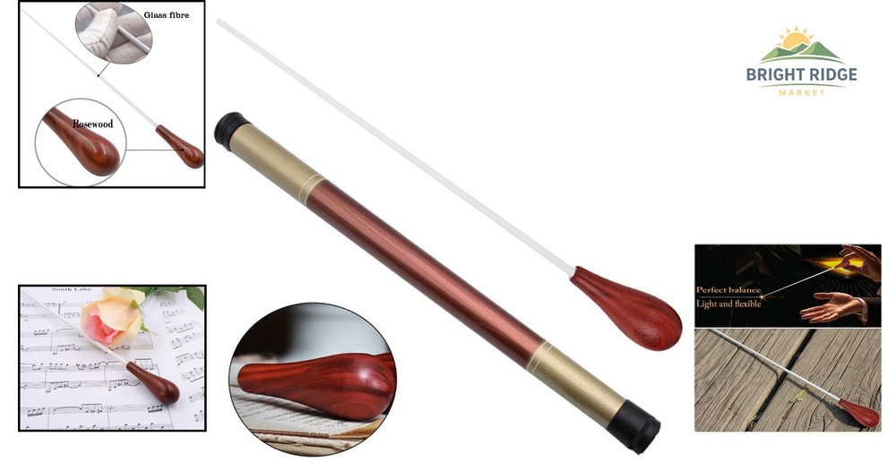 Durable Conducting Baton with Comfortable Wood Handle for Symphony Performances