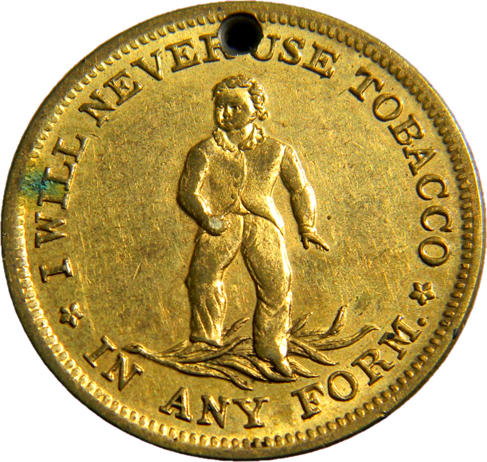 Anti Tobacco Temperance Token    (04473)