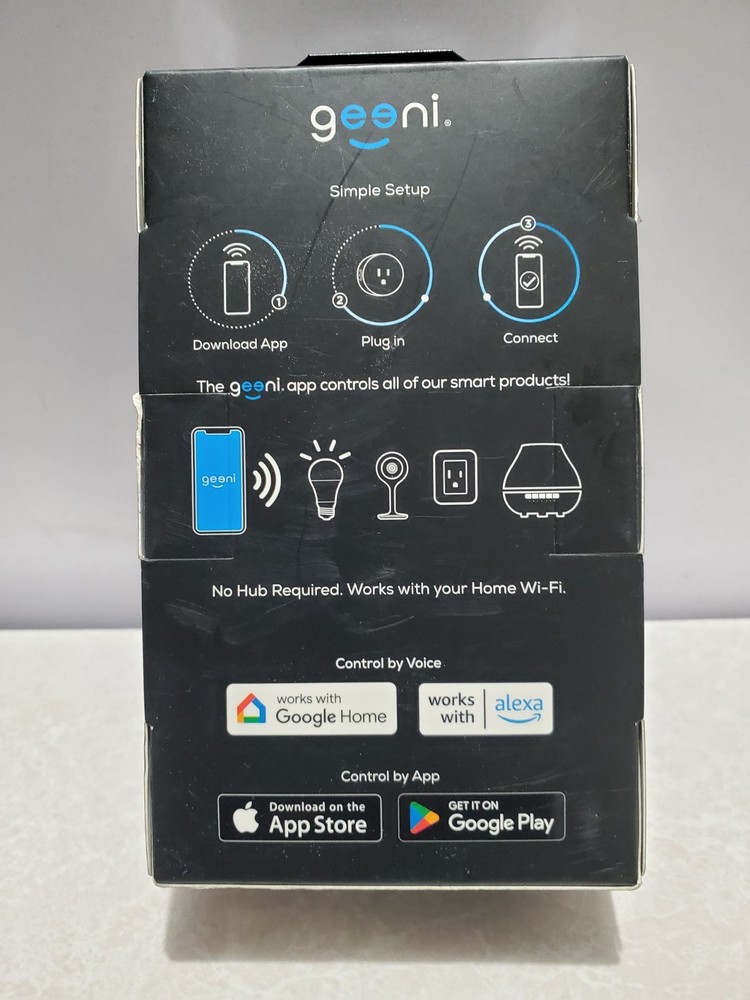 Geeni DOT Smart Wi-Fi Outlet Plug with Voice Control (2 Pack)
