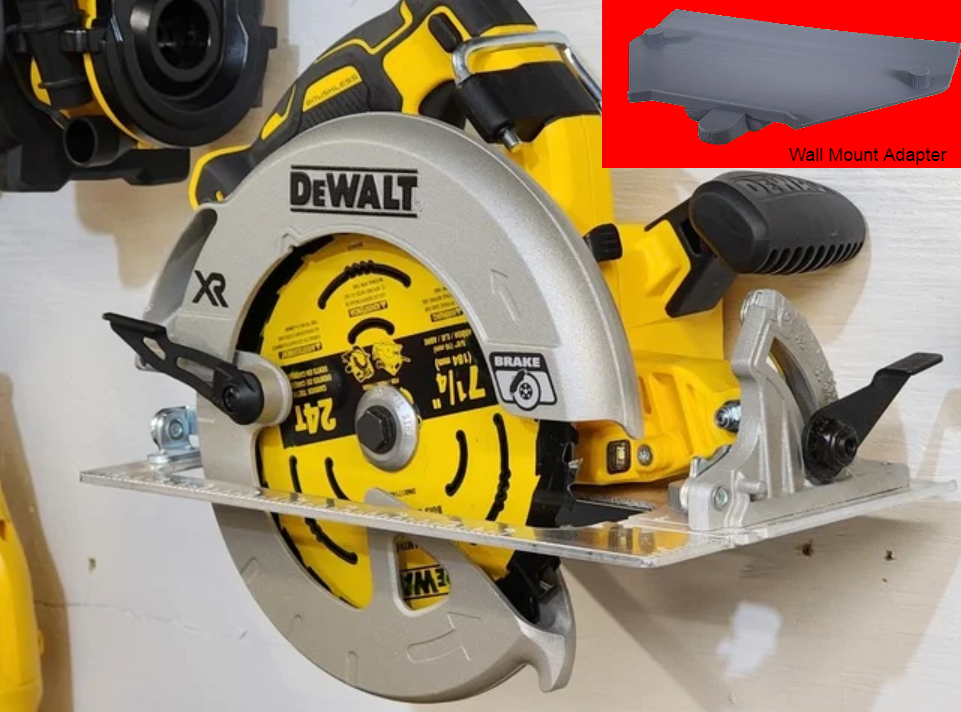 Wall Mount for Dewalt Circular Saw 7 1/4 XR