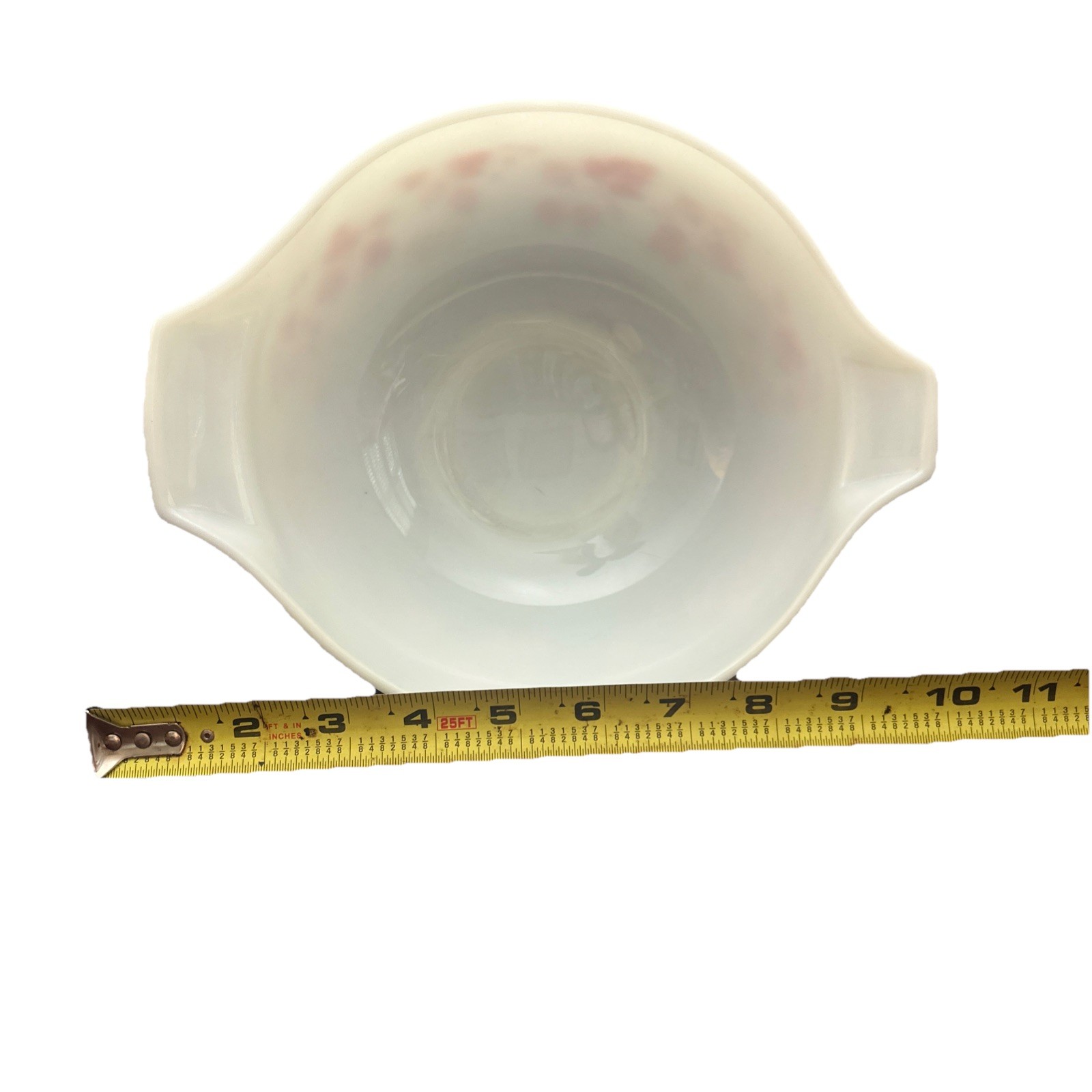 VINTAGE PYREX # 443 PINK GOOSEBERRY SMALL CINDRELLA MIXING BOWL 2.5 PINT FreeShi