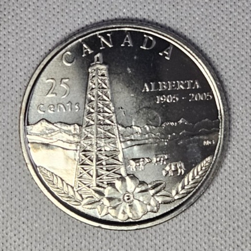 Canada 2005 Alberta 25 Cents 25c  BU #AB221