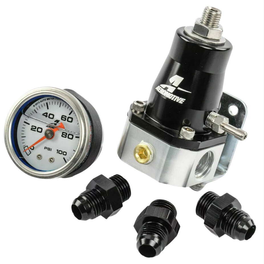 Aeromotive 13129 Compact EFI Bypass Fuel Pressure Regulator Combo Kit
