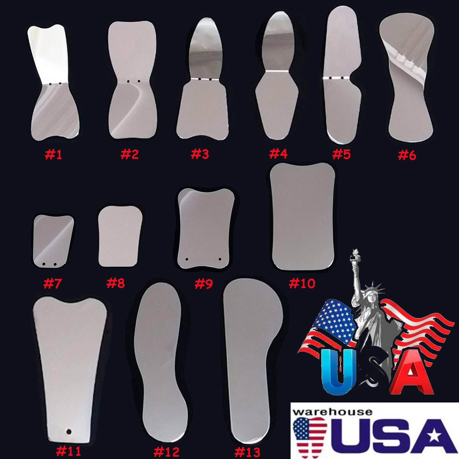 Dental Orthodontic Intra-oral Mirror Oral Photographic Stainless Steel Reflector