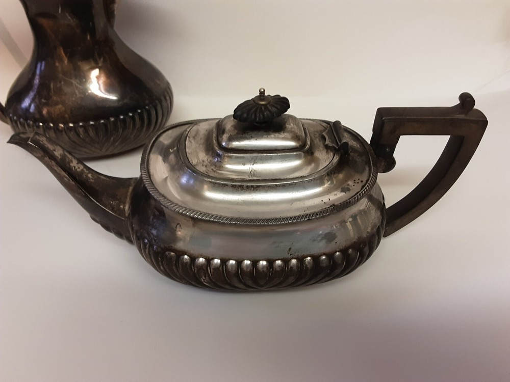 Vintage Silver Plated Serving Tea Set By William Hutton & Sons