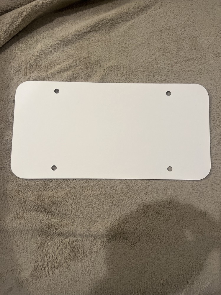 License Plate-30 Day Temporary Tag Replacement. Tag Applied For