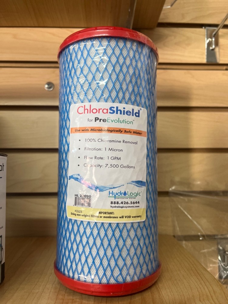 Hydro Logic Chlora Shield For Pre Evolution RO HL 22020 Filter Upgrade