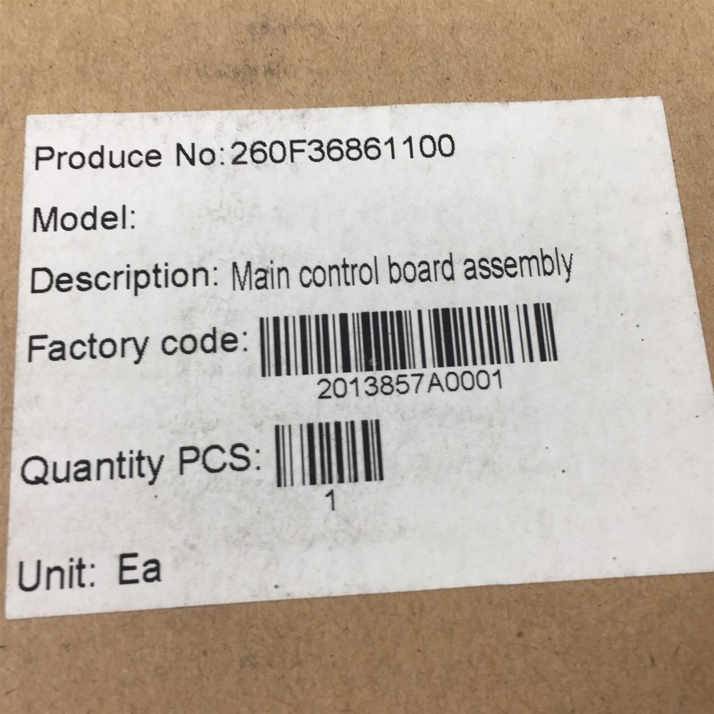 Carrier 2013857A0001 Main Control Board