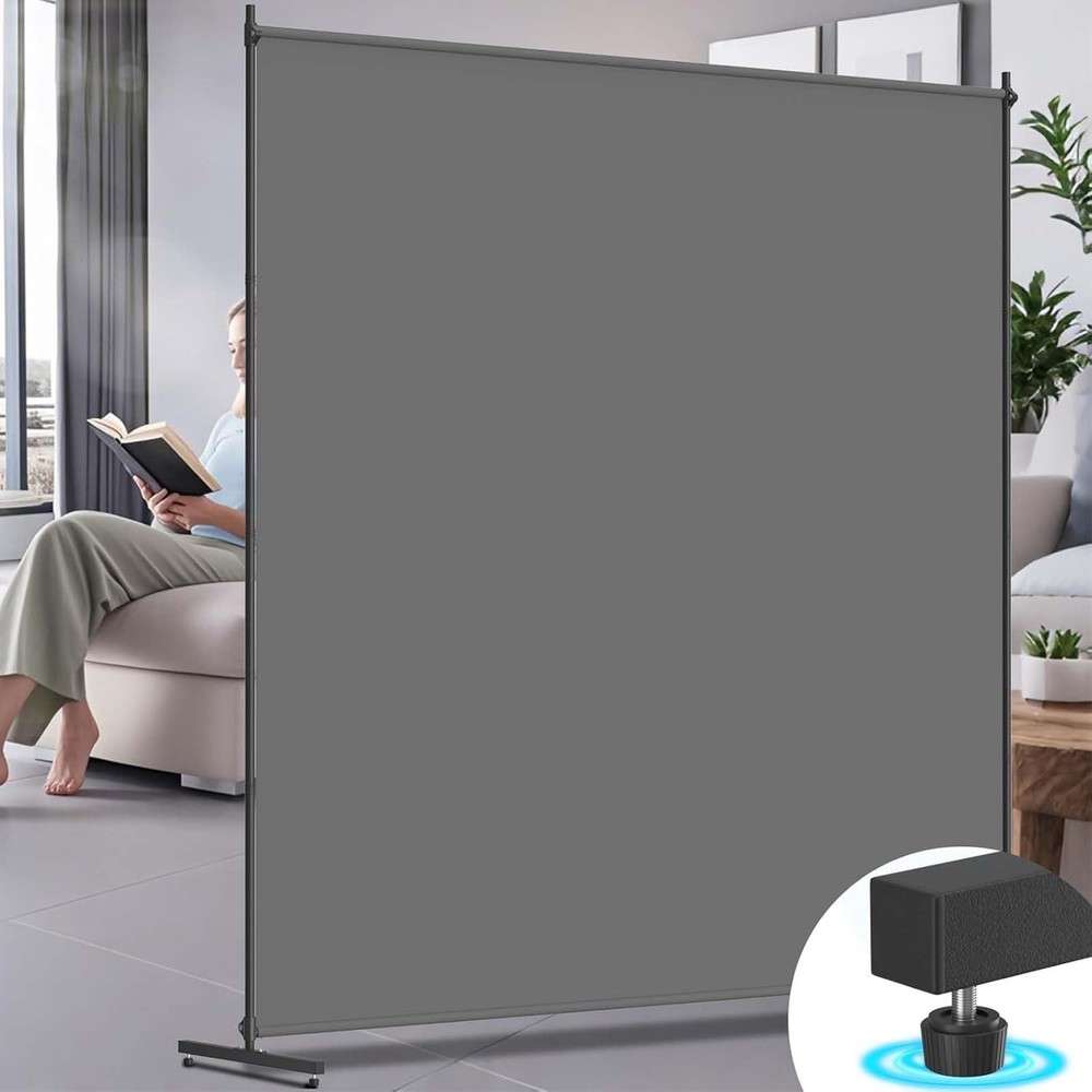 Room Divider 72x72Inch Large Single Panel Privacy Screen for Room Separation