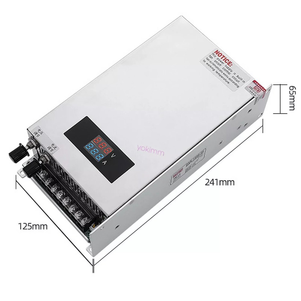 Adjustable Switching Power Supply AC 0-48V Voltage and Current Switch Mode New