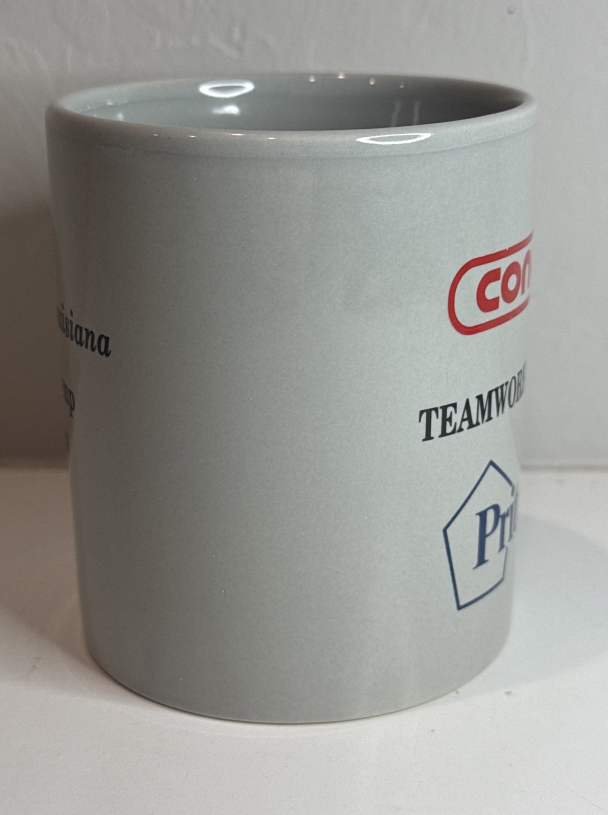 Vintage Conoco Oil Mug Cup /Pritchard / Lake Charles Louisiana / Oilfield Energy