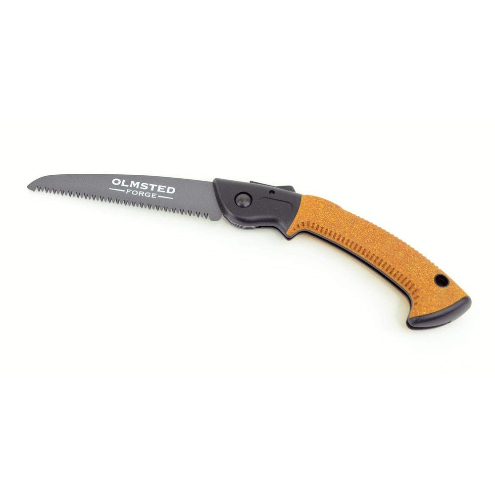 Hand Saw 7 Inch Folding Blade Push Button Lock Portable Camping Pruning