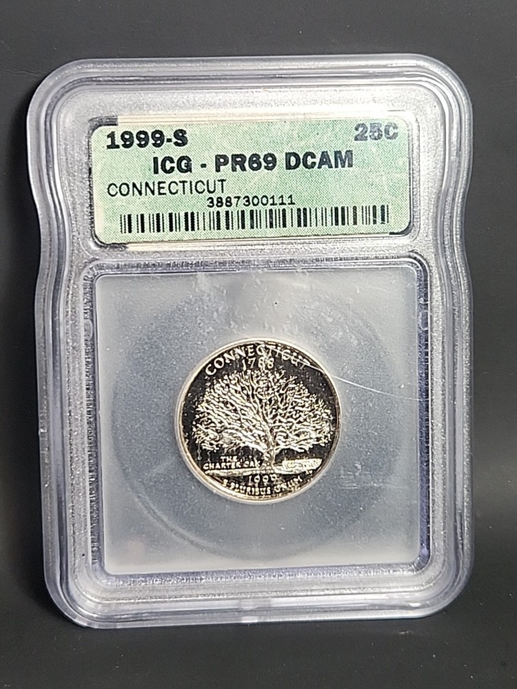 (8) Coin Lot Proof-unc Quarters #551