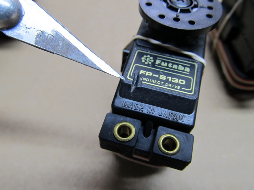 Four Futaba FP-S130 Servos