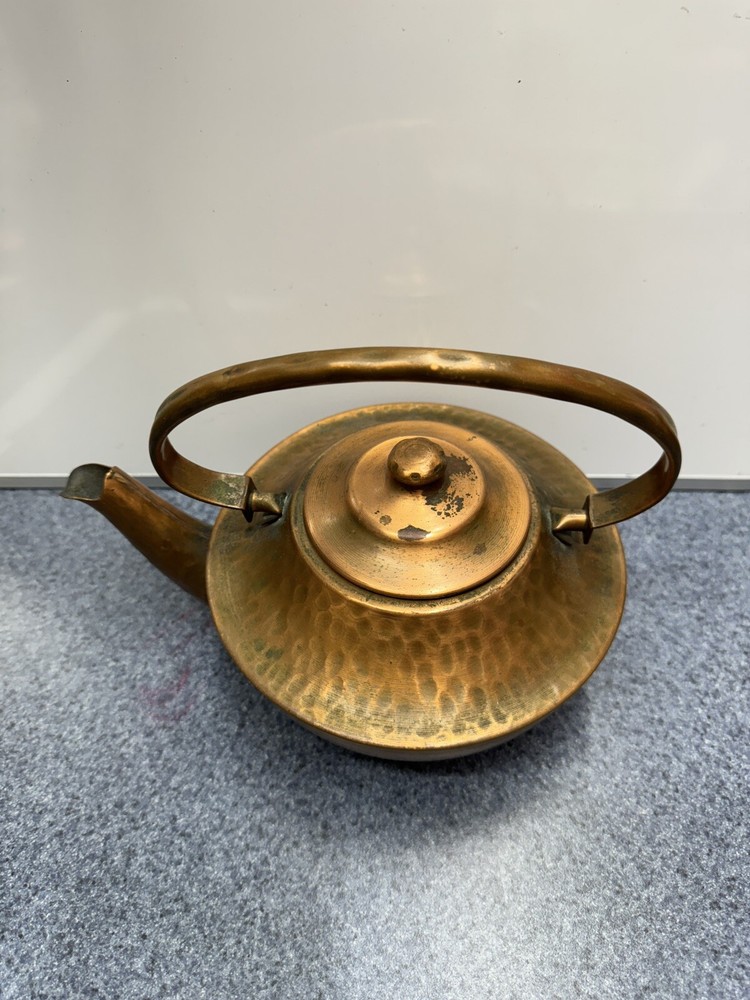 Vintage Gregorian Copper Teapot-Hammered Copper