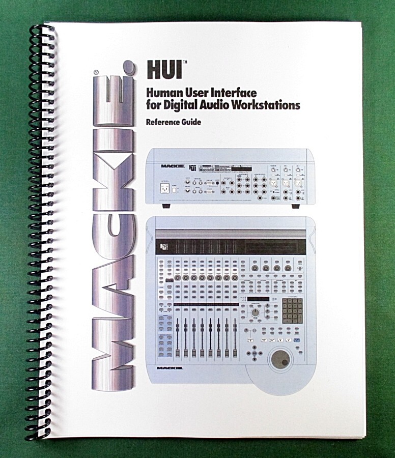 Mackie HUI Reference Guide: Full Color & Protective Covers!