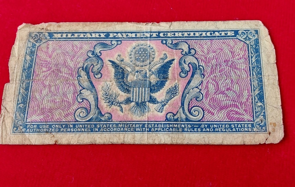 Us Military Payment Certificate .05 Cent S 481