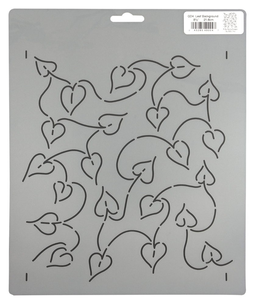 Quilting Stencil Leaf Quilt Patterns Leaves & Vines Background Quilters Template