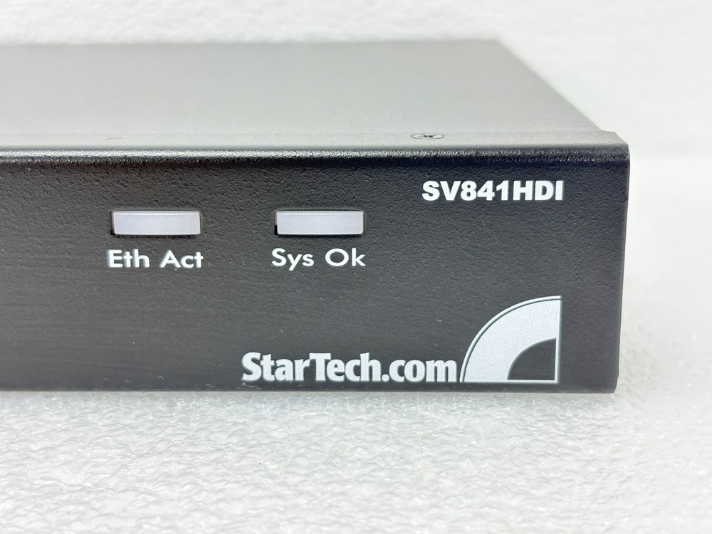StarTech SV841HDI 8-Port Multi-Platform Digital IP KVM Switch Only - Black