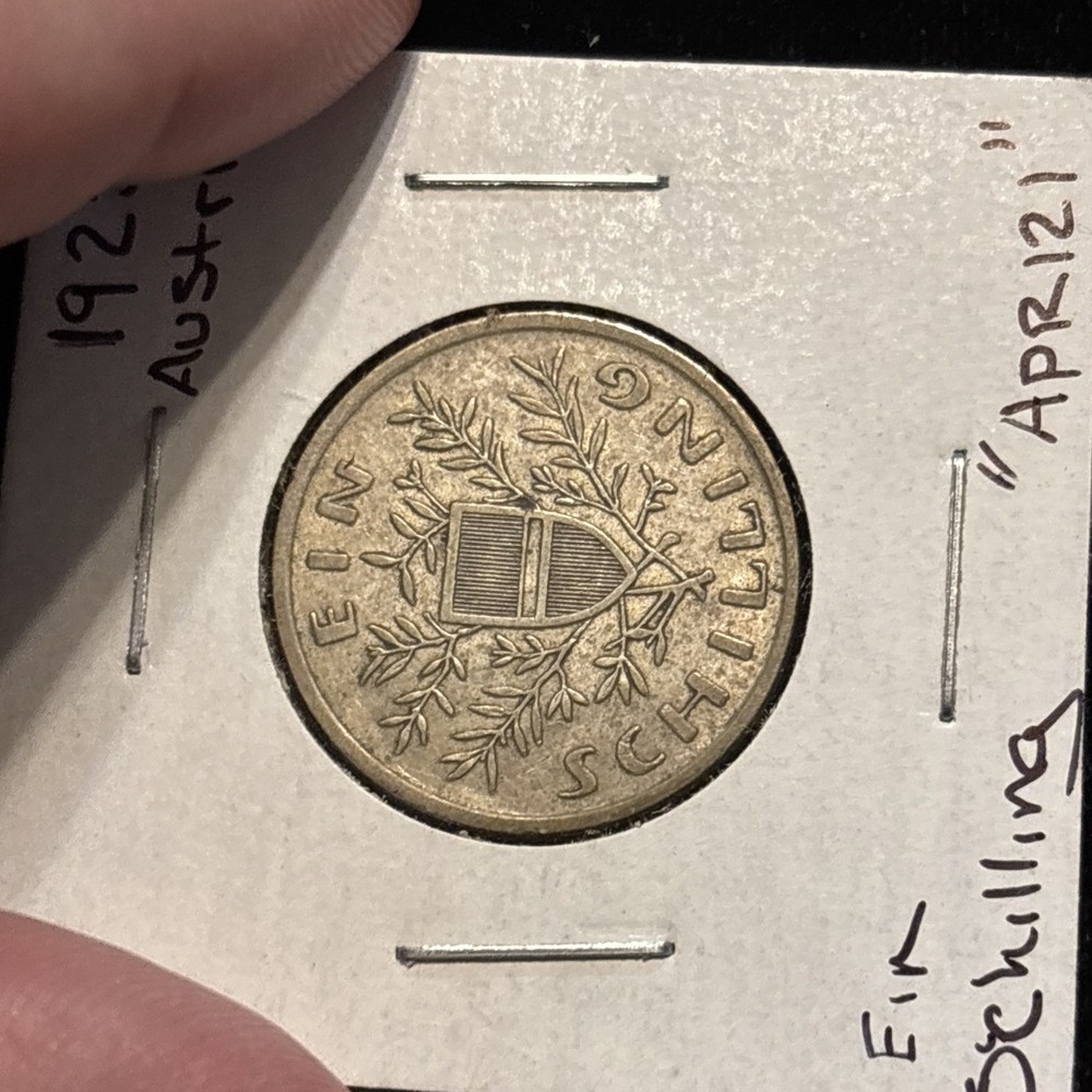 1925 Austria Shilling Silver Circulated “apr121” Ein Shilling