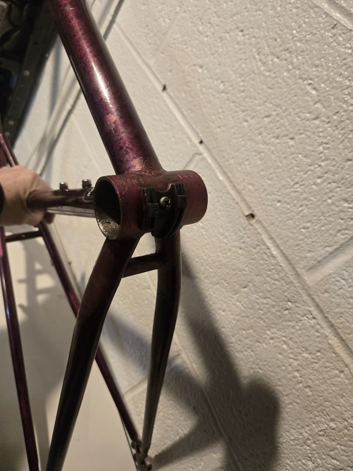 Vintage GT Cirque Mtb Hybrid Bicycle Frame Purple Flake Size 59cm Used Good...