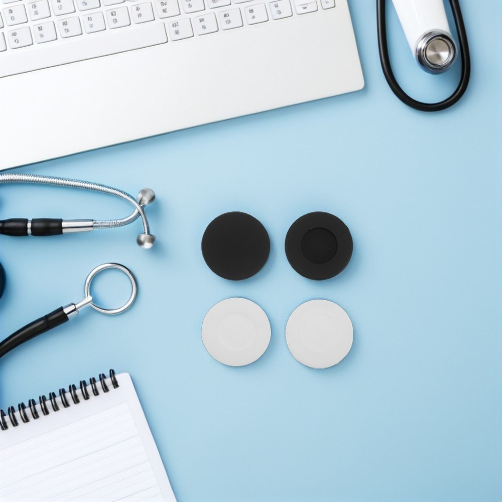 10 Pcs Stethoscope Bell Cover Silicone Diagnostic Protector Accessory