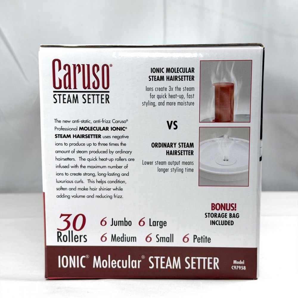 Caruso Ionic Molecular Steam Setter 30 Rollers - Model C97958 / Open Box
