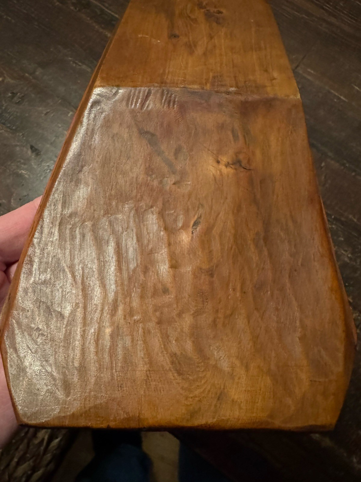 1800’s to Early 1900’s Yellow Cedar Tlingit “Bear” Feast - Grease Bowl - Alaska