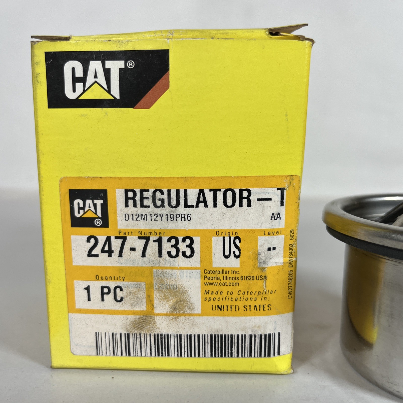 Genuine CAT Caterpillar 247-7133 Thermostat Regulator NOS OEM 2477133