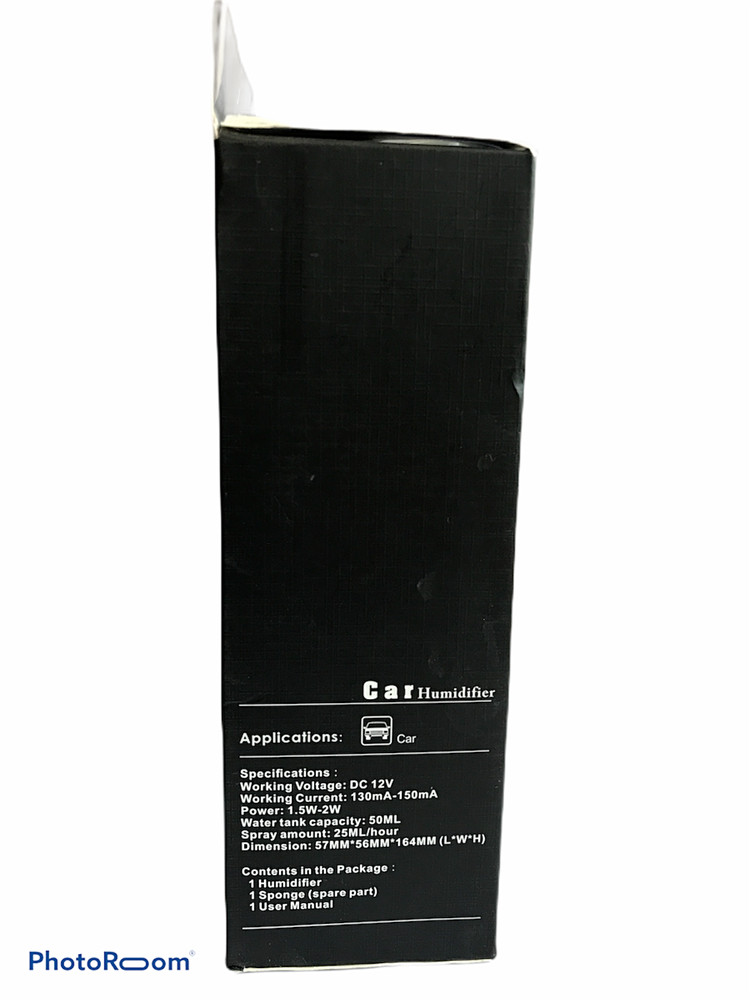 Mini Car Air Humidifier Diffuser Ultrasonic Aroma Mist Purifier New