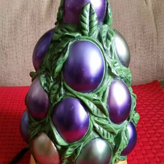 Cheyenne Easter Egg Tree Lamp Light Bush 8.5" Tall 5" Wide On/Off Switch Unique