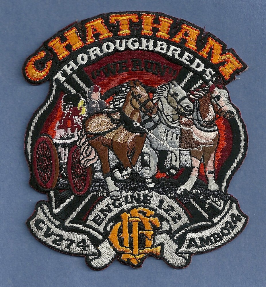 CHICAGO ENGINE COMPANY 122 FIRE COMPANY PATCH CHATHAM